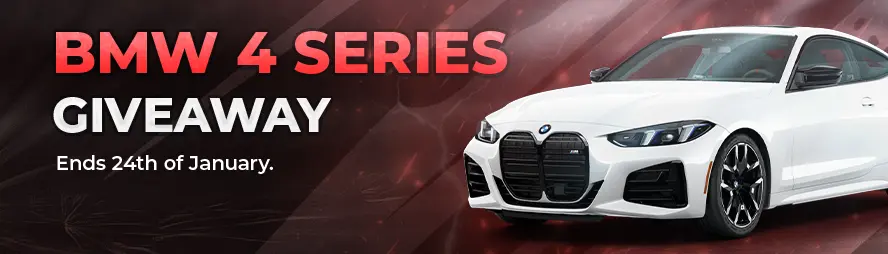 Raffle promotion banner